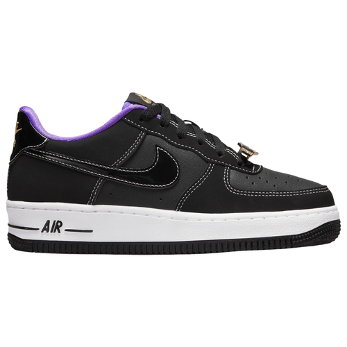 

Boys Nike Nike Air Force 1 LV8 - Boys' Grade School Basketball Shoe Black/Black/Iron Grey Size 07.0