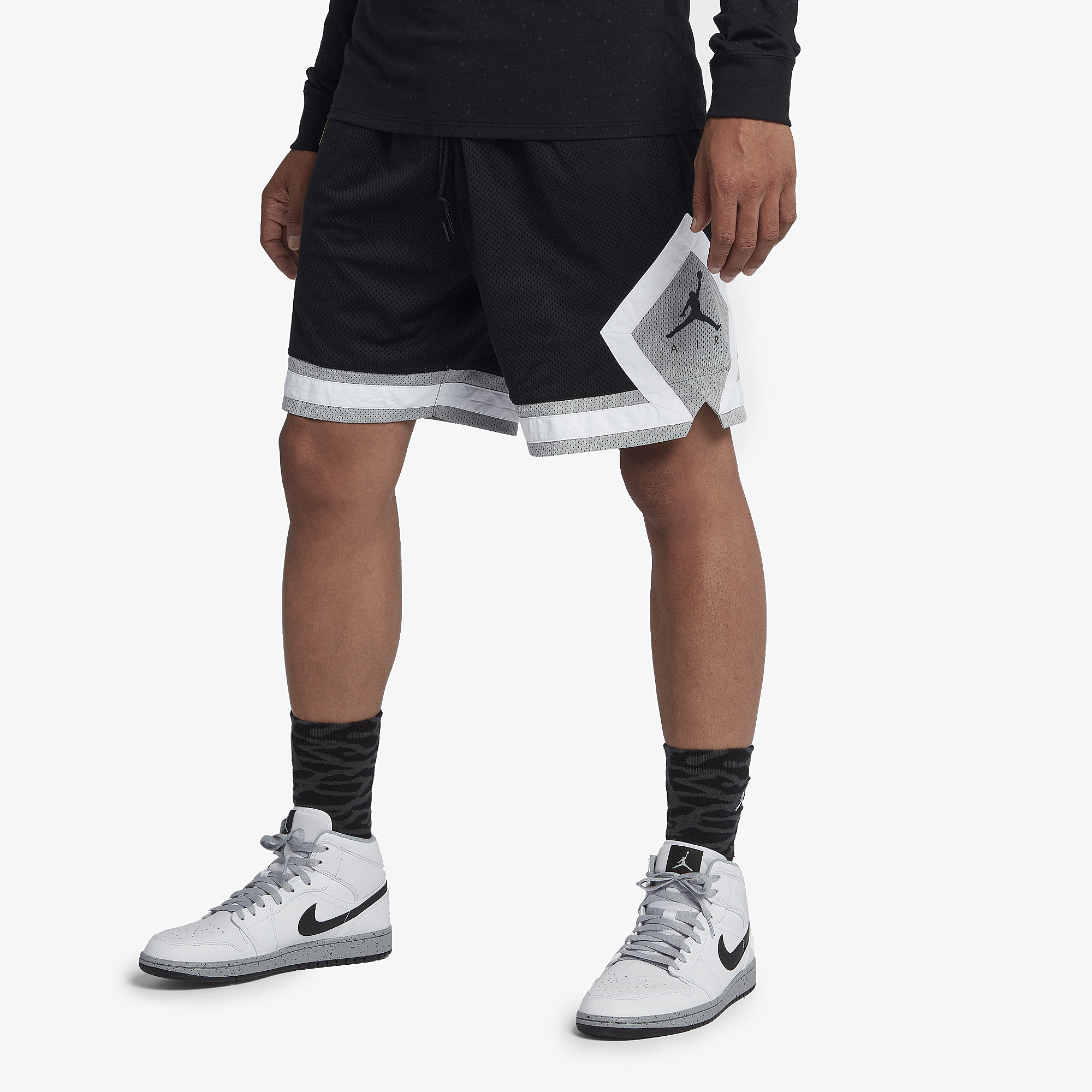 jordan tinker mesh shorts