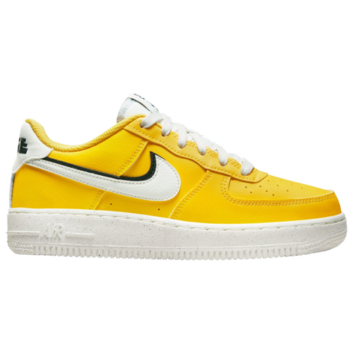 

Boys Nike Nike Air Force 1 LV8 - Boys' Grade School Shoe Yellow/White/Black Size 04.5