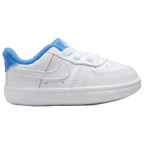 

Boys Infant Nike Nike Air Force 1 Crib - Boys' Infant Basketball Shoe White/White/Light Photo Blue Size 04.0