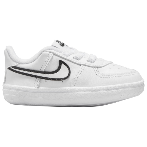 

Nike Boys Nike Air Force One Crib - Boys' Infant Shoes White/Black Size 03.0