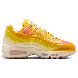 Women's - Nike Air Max 95 Big Bubble - Univ Gold/Coconut Milk/Pink Foam