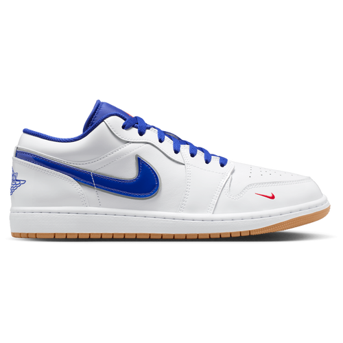Jordan Mens Air 1 Low SE - Basketball Shoes - Old Royal White / Glacier Blue Size 8.0