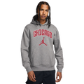 Jordan Chicago City HBR Fleece Pullover - Jordan Carbon Heather/Red