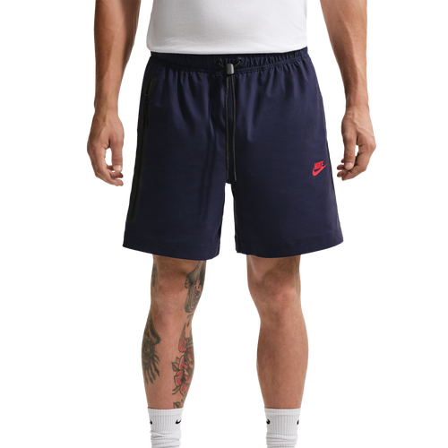 Nike Tech Woven Shorts - Nike Blackened Blue/University Red