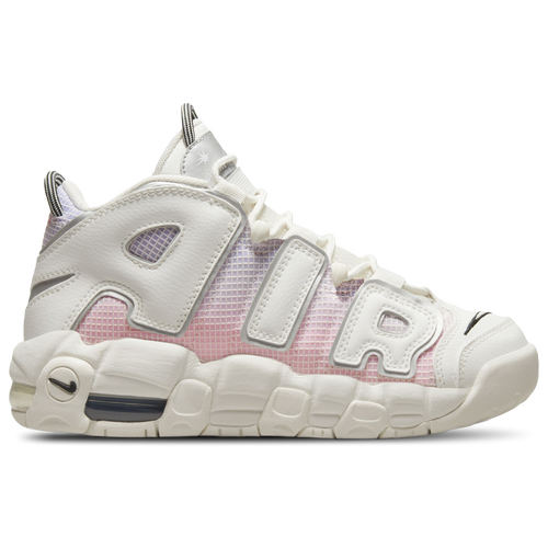 Shop Nike Boys  Air More Uptempo In Black/light Thistle/sail