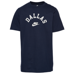 Boys' Grade School - Nike City T-Shirt - Navy/White