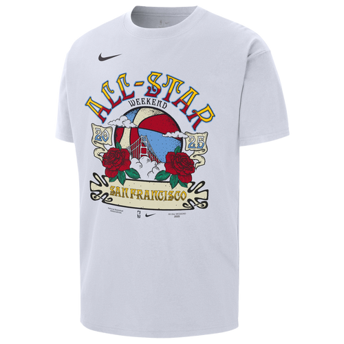 MENS - Nike NBA All Star Weekend Short Sleeve Max 90 T-Shirt - White/Multi