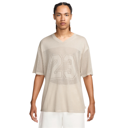  - Jordan Air Knit Football Jersey - Light Brown/Sail