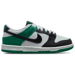 Boys' Grade School - Nike Dunk Low RP - Off White/Black/Malachite