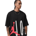 Jordan Torso Stretch Oversized Short Sleeve Crew - Jordan Black/Infrared 23