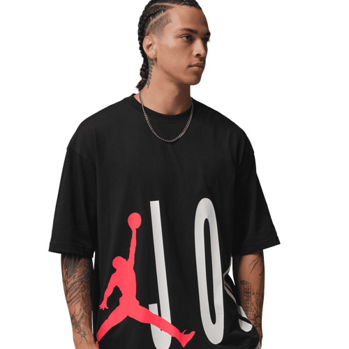 MENS - Jordan Torso Stretch Oversized Short Sleeve Crew - Black/Infrared 23