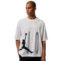 Jordan Torso Stretch Oversized Short Sleeve Crew - Jordan White/Black