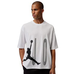 Men's - Jordan Torso Stretch Oversized Short Sleeve Crew - White/Black