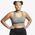 Nike Plus Size Swoosh Bra - Women's Carbon Heather/Black