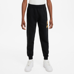 Boys' Grade School - Nike NSW Club HBR Fleece Joggers - Black/Gold