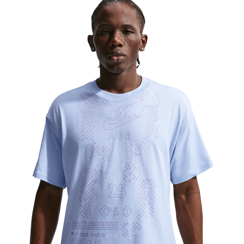 Nike Max 90 Short Sleeve T-Shirt - Nike Hydrogen Blue/Bright Violet