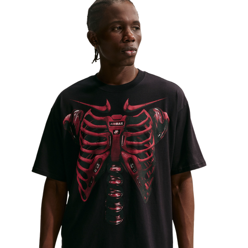  - Nike Built Different Max 90 T-Shirt - Black/Team Crimson