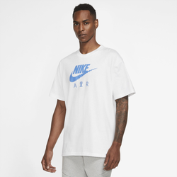Men's - Nike Air Max 90 T-Shirt - White/Blue