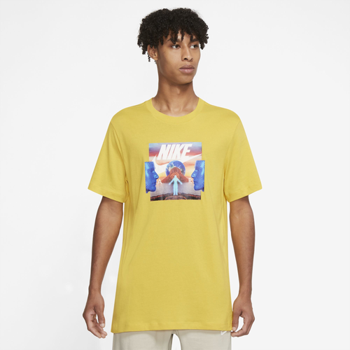 

Nike Mens Nike Festival Photo T-Shirt - Mens Yellow/White Size XL
