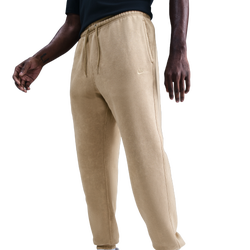 Men's - Nike CWash Club Basketball Cuff Pants - Beige