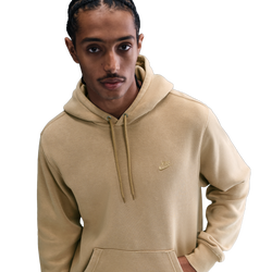 Men's - Nike CWash Club Basketball Hoodie - Beige