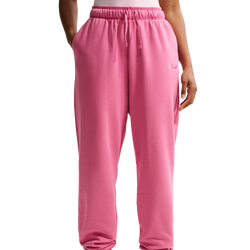 Women's - Nike NSW Club Fleece Mid Rise OS Vday Pant - Peony/Rush Pink