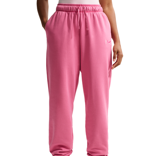 Nike NSW Club Fleece Mid Rise OS Vday Pant - Nike Peony/Rush Pink