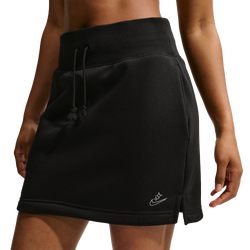 Women's - Nike NSW Phoenix Fleece HR Bling Mini Skirt - Black/Black