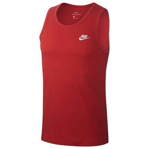 

Nike Mens Nike Embroidered Futura Tank - Mens University Red/Black Size M