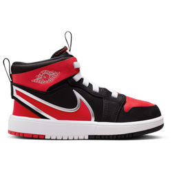 Boys' Preschool - Jordan AJ 1 EasyOn Mid - Black/Red/White