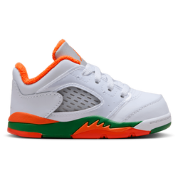 Boys' Toddler - Jordan Retro 5 Low UNI - Green/Orange/Grey