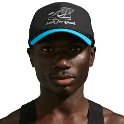 Adult - Nike Dri-FIT Pro Cap - Black/Lt Current Blue/Anthracite