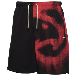 Men's - Nike Atlanta Hawks Basketball Icon Shorts - Black/White
