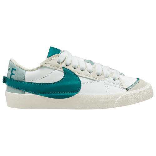 

Nike Womens Nike Blazer Low '77 Jumbo - Womens Basketball Shoes Summit White/Geode Teal Size 05.0