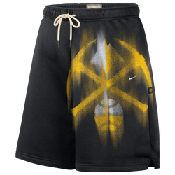 Men's - Nike Nuggets Basketball Icon Shorts - Black/White