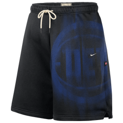 Men's - Nike Pistons Basketball Icon Shorts - Black/White