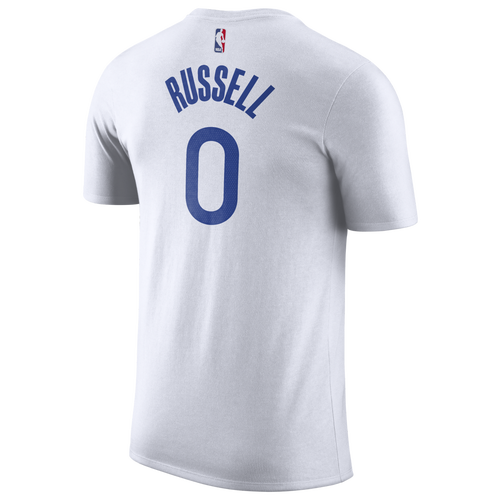 

Nike Mens D Angelo Russell Nike Warriors Player Name & Number DFCT T-Shirt - Mens Royal/White Size M