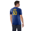 Nike Warriors Player Name & Number Dri-FIT T-Shirt - Men's Rush Blue/Yellow
