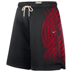 Men's - Nike NBA Portland Trail Blazers BBall Icon Shorts - Black/White