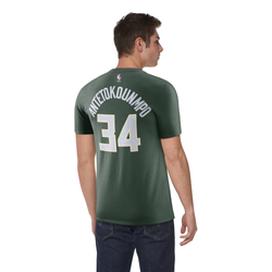 Men's - Nike NBA Player Name & Number Dri-FIT T-Shirt - Fir