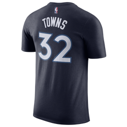 Men's - Nike T-Wolves Player Name & Number DFCT T-Shirt - College Navy