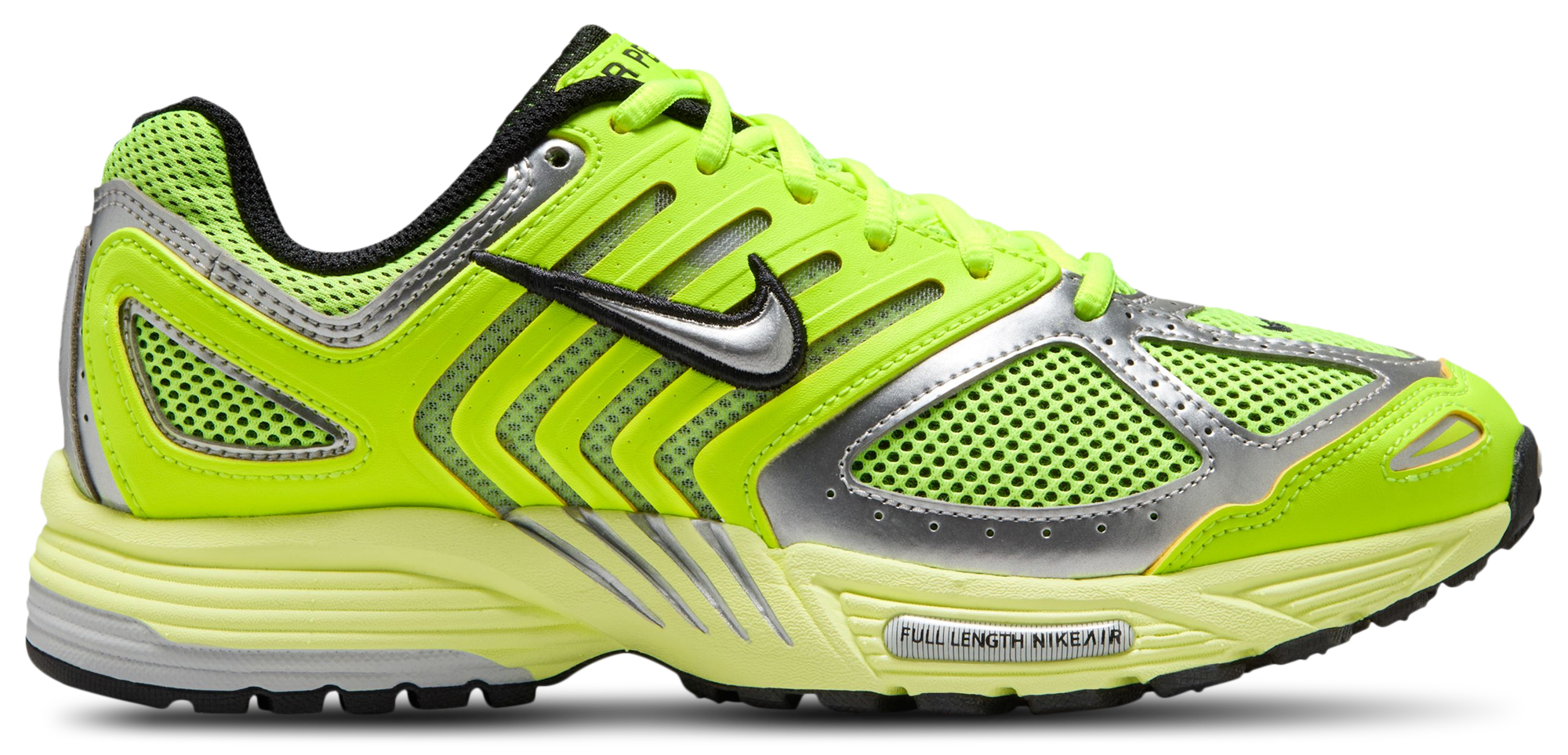 Women's - Nike Air Pegasus 2 - Metallic Volt/Silver Black
