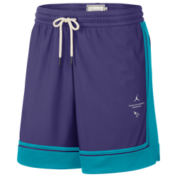 Men's - Nike Hornets Dir-FIT 6" Pro Shorts - Purple/Teal