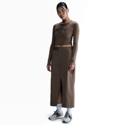Women's - Nike NSW Chill Knit Tee FRWY - Mink Brown