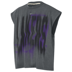 Men's - Nike Lakers Dri-FIT Icon Top - Gray/White