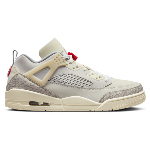 Shop Jordan Mens  Spizike Low In White/red/grey