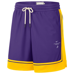 Men's - Nike Lakers Dri-FIT 6" Pro Shorts - Yellow/Purple