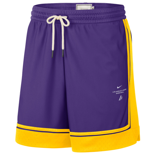  - Nike Lakers Dri-FIT 6" Pro Shorts - Yellow/Purple