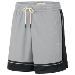 Men's - Nike Spurs Dri-FIT 6In Pro Shorts - Silver/Black